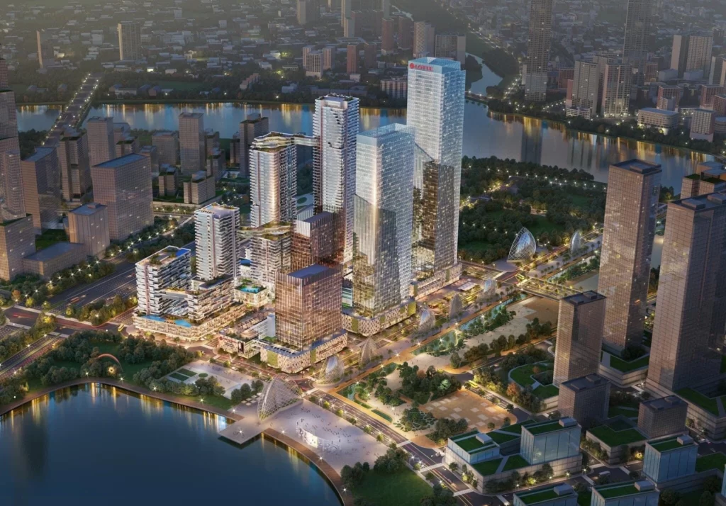 Phối cảnh dự án Lotte Eco Smart City Thủ Thiêm