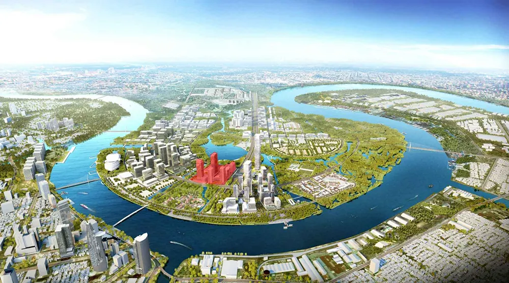 Vị trí dự án Lotte Eco Smart City Thủ Thiêm
