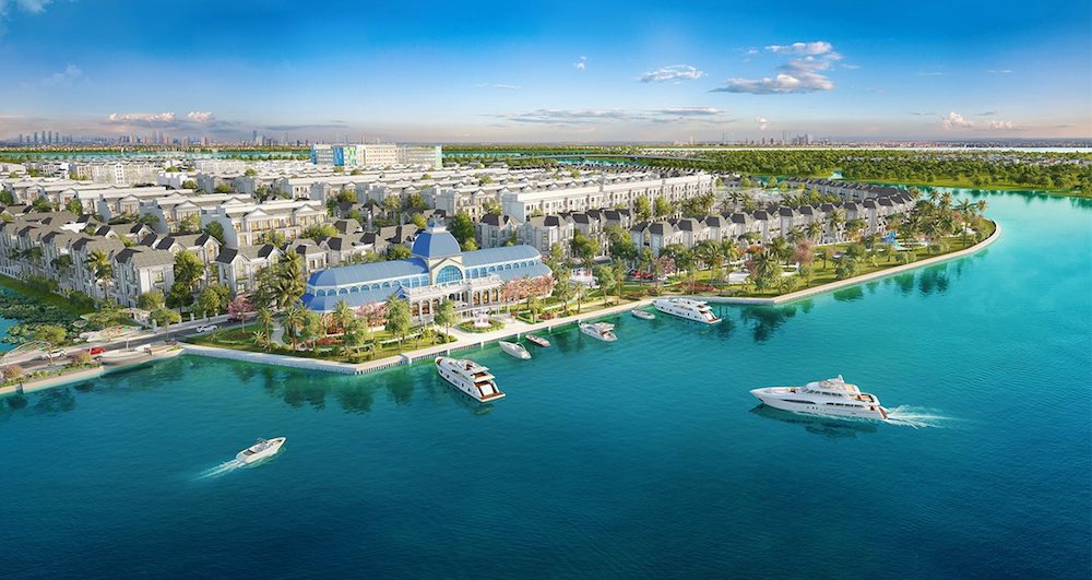 Bến thuyền cao cấp Manhattan Glory được tư vấn thiết kế bởi Humphreys and Partners (đơn vị thiết kế hàng đầu thế giới có trụ sở chính tại Mỹ).