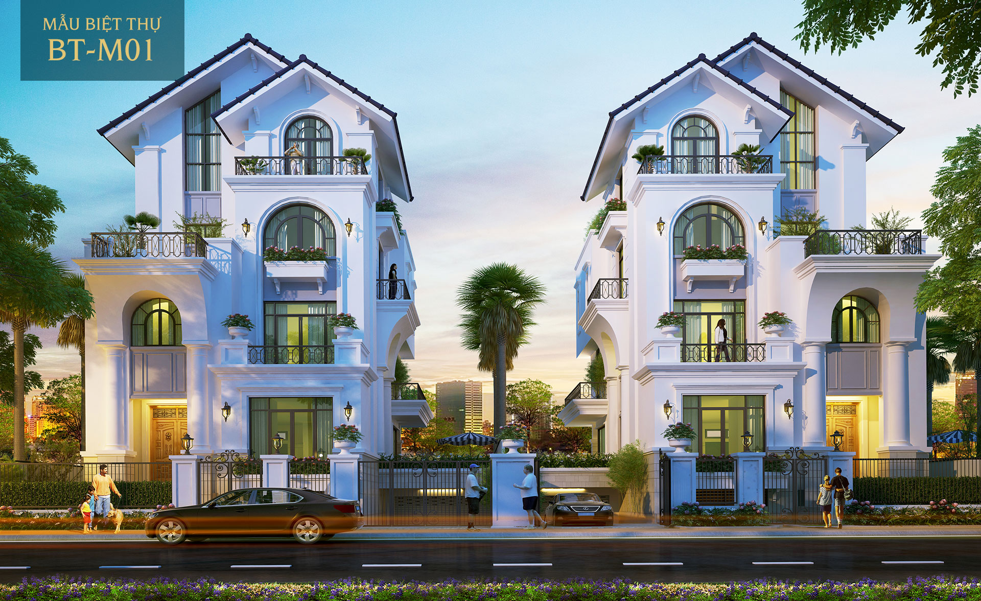 Mẫu biệt thự Sai Gon Mystery Villas - Đảo Kim Cương