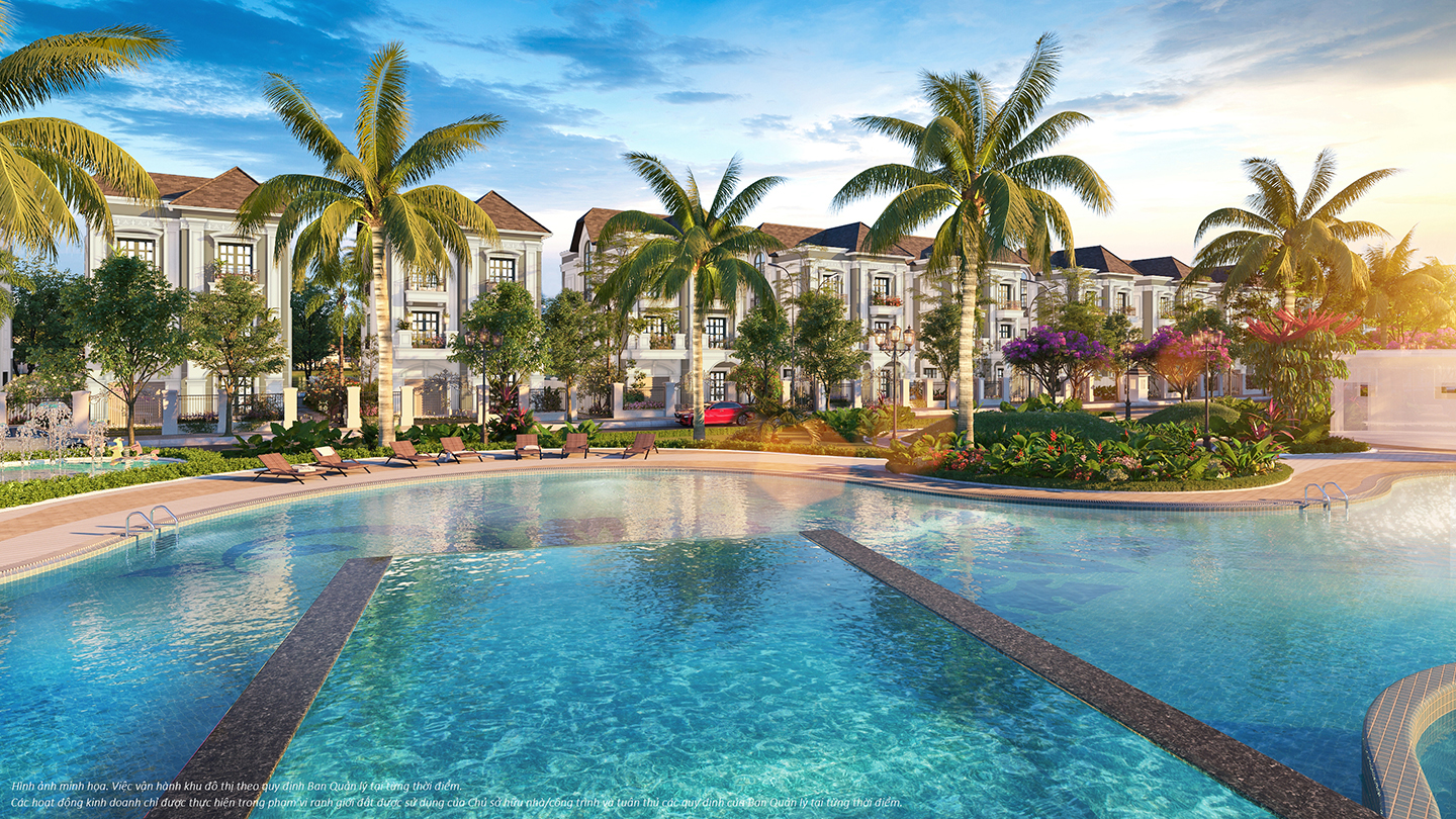 Công viên Tropical Malibu - điểm vui chơi bừng sức sống tại khu biệt thự Vinhomes Grand Park