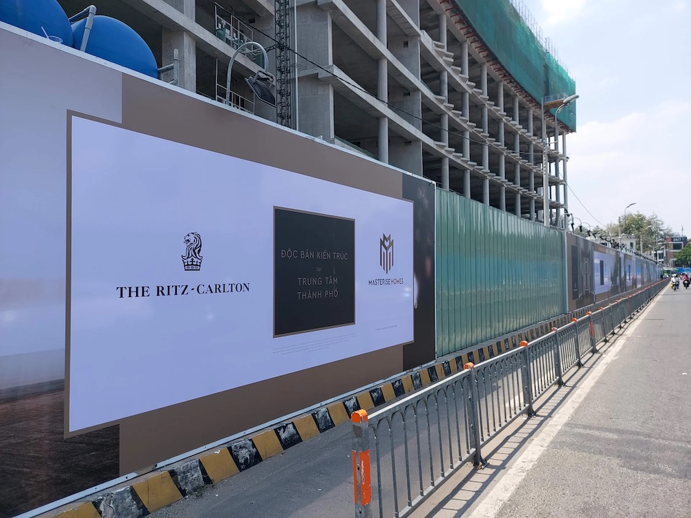 Tiến độ Ritz Carlton Sài Gòn