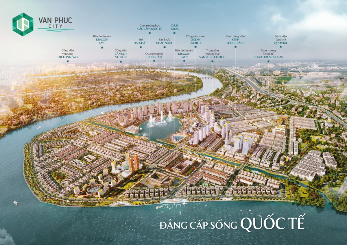 Toàn cảnh khu đô thị Vạn Phúc