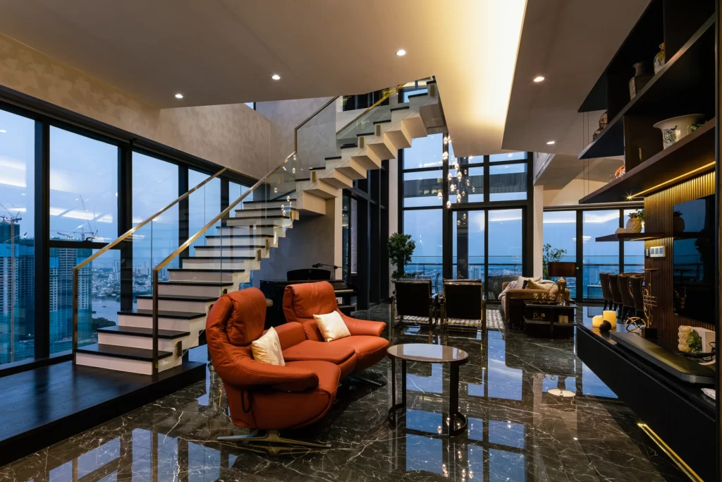 Căn hộ penthouse Ba Son do Nelo Decor thiết kế nội thất