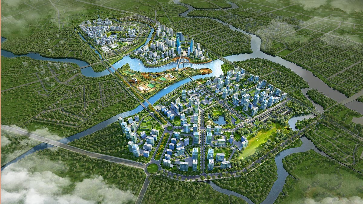 Phối cảnh khu đô thị Zeitgeist tại Nhà Bè, Hồ Chí Minh