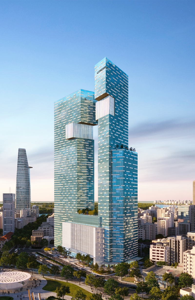 Phối cảnh dự án Pearl Quận 1 ngay nhà ga metro số 1