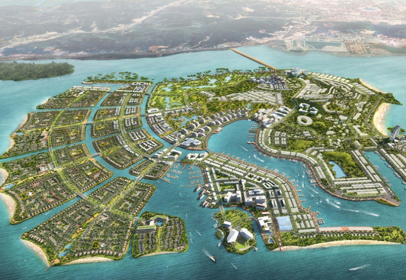 Phối cảnh dự án đảo Tuần Châu của Viva Land