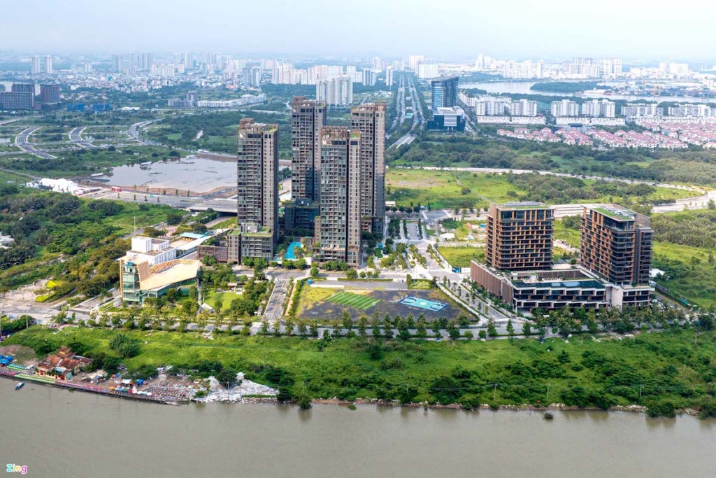 Thực tế dự án Empire City nhìn từ trung tâm Quận 1