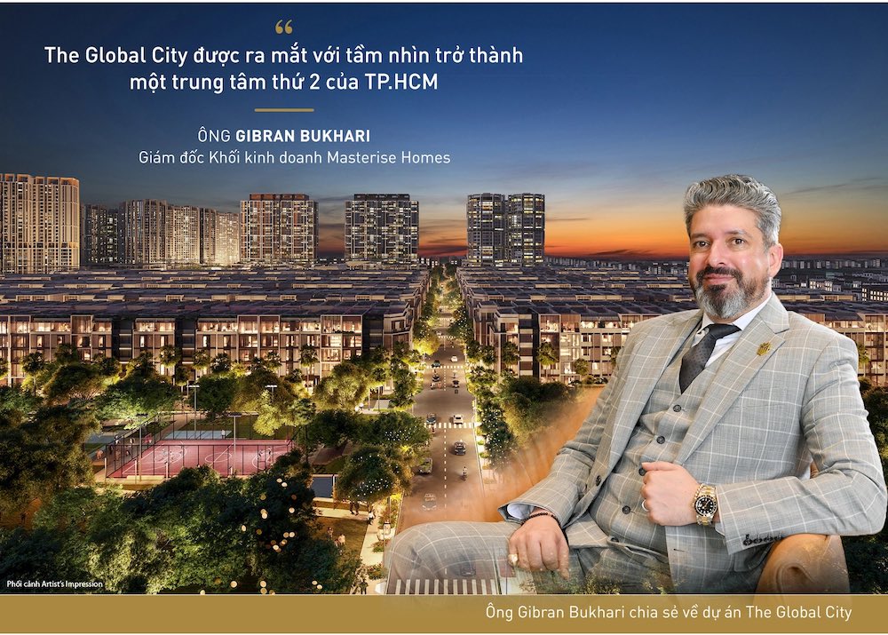 ông Gibran Bukahi chia sẻ về dự án The global City