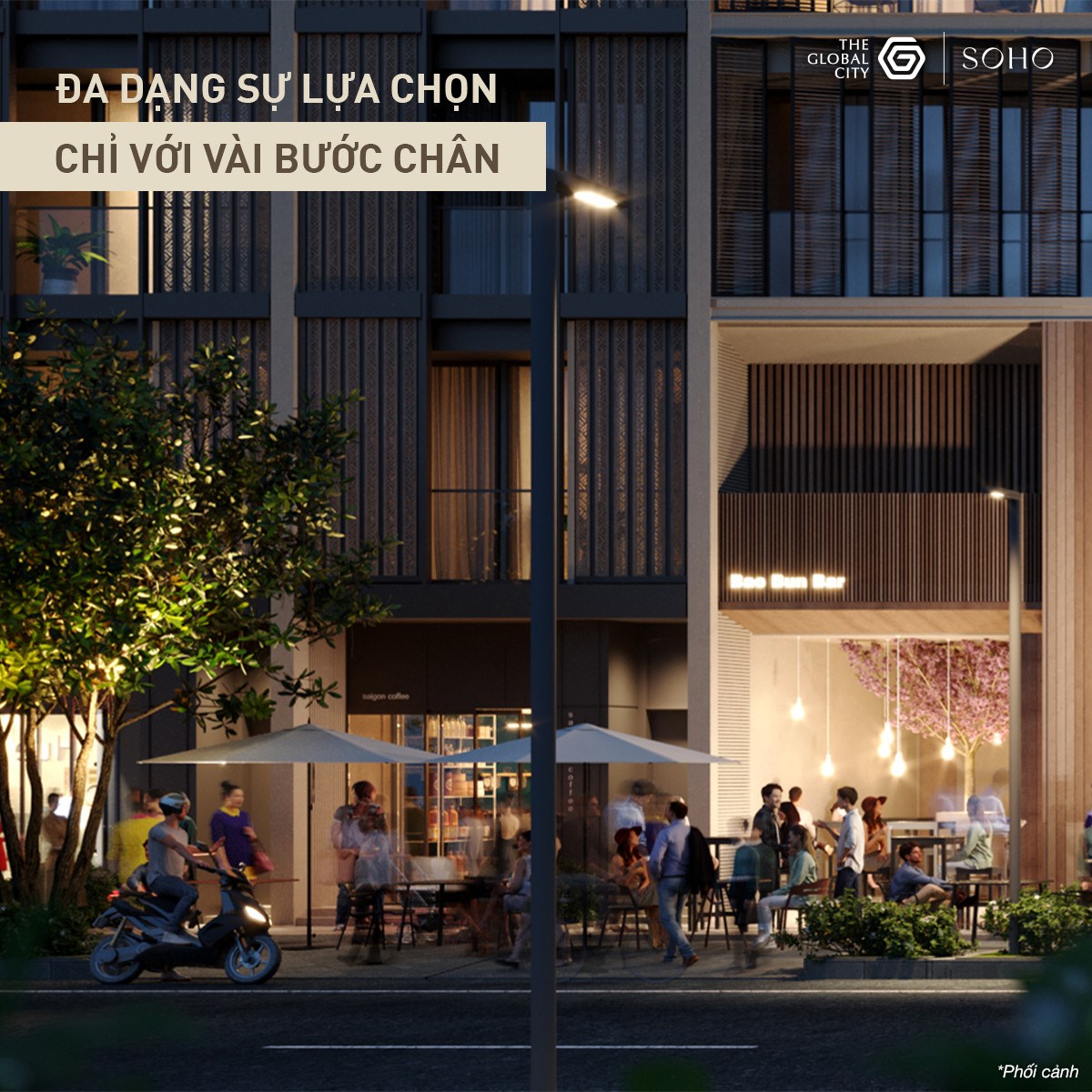 Đa dạng lựa chọn chỉ vài bước chân
