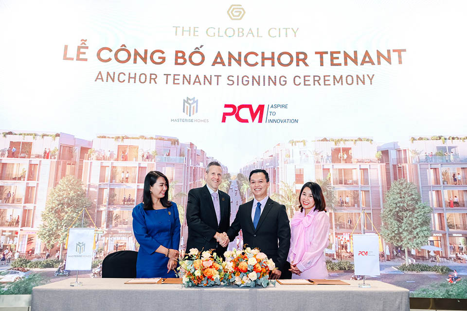 PCM ký kết thuê 23 căn nhà phố The Global City