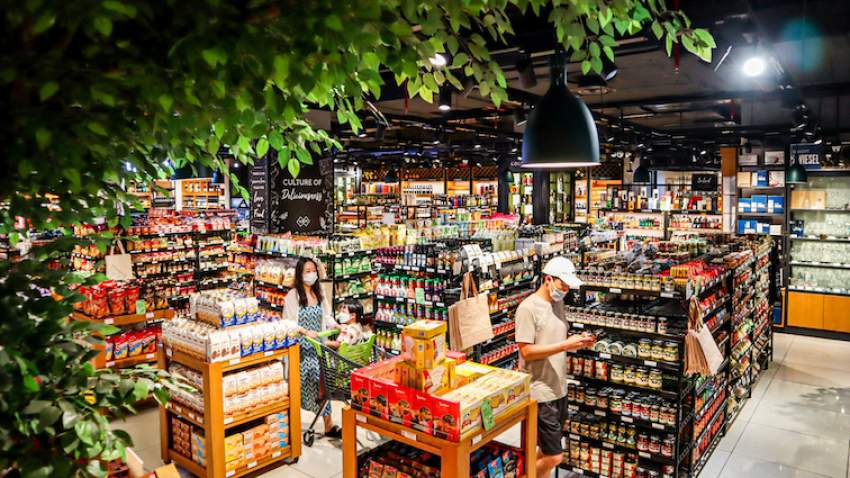 Siêu thị Annam Gourmet là thương hiệu nổi bật được đặt trong Estella Place