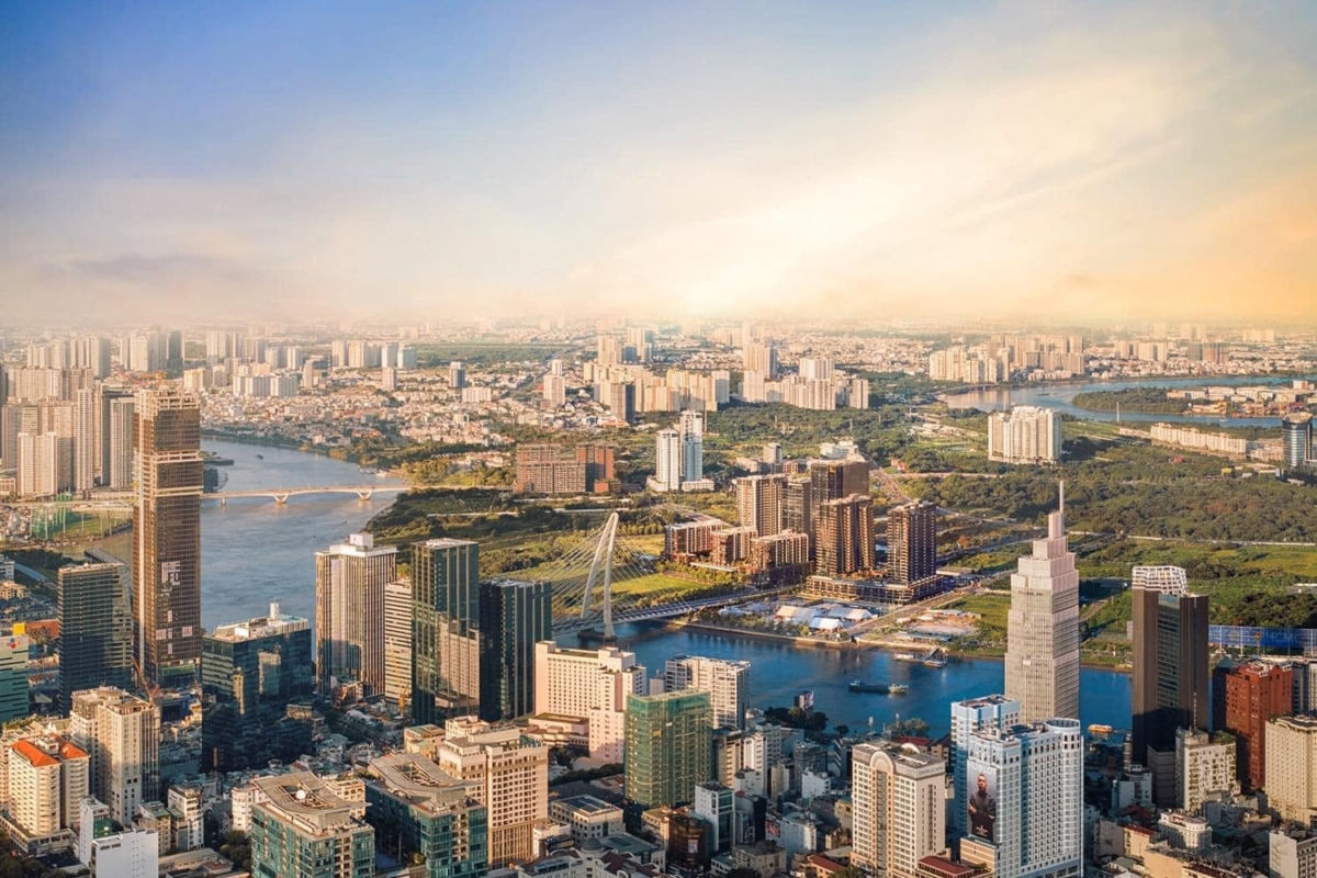 Hình ảnh thực tế khu dự án Metropole Thủ Thiêm
