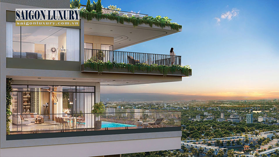 Phối cảnh Penthouse Fiato Uptown