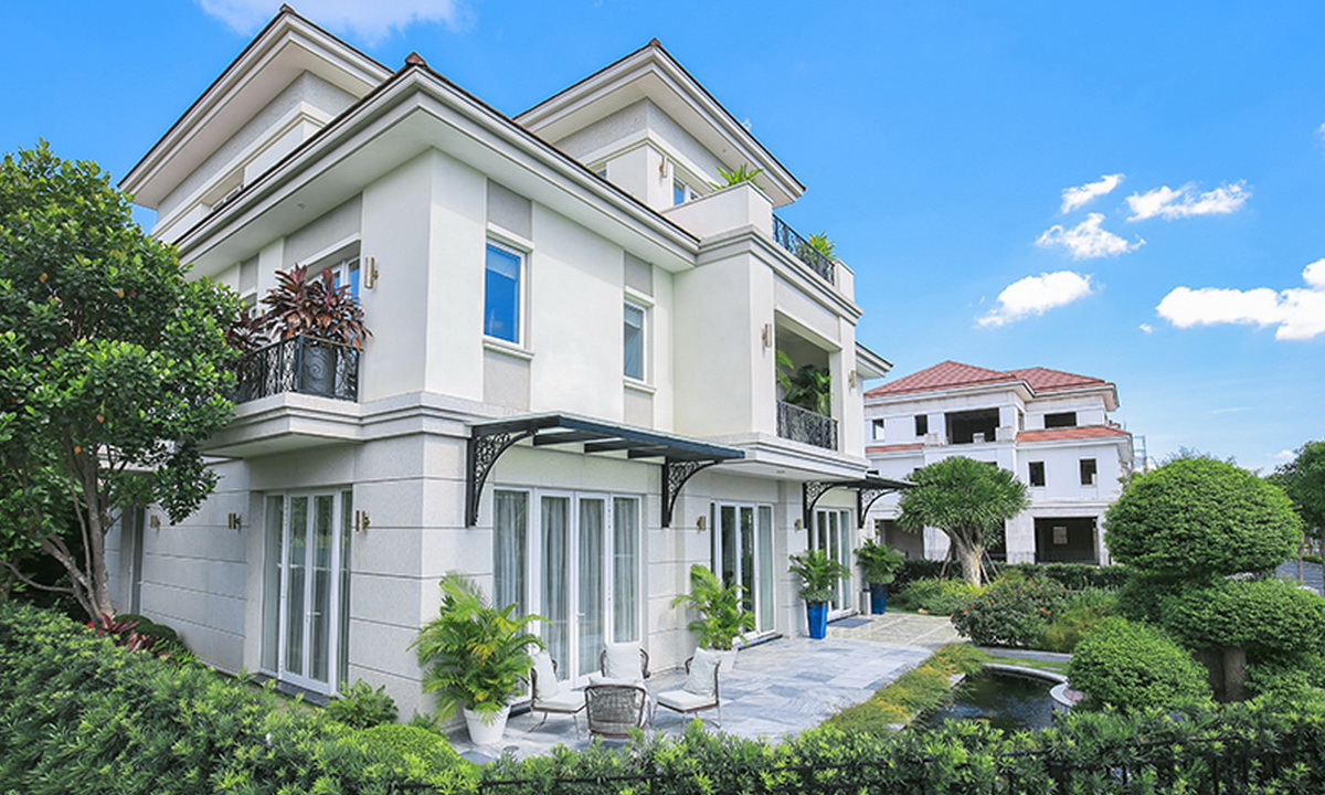 Bán biệt thự Sala Saroma loại S 331 m2 1 trệt 2 lầu nhà thô giá tốt - Khu đô thị sala