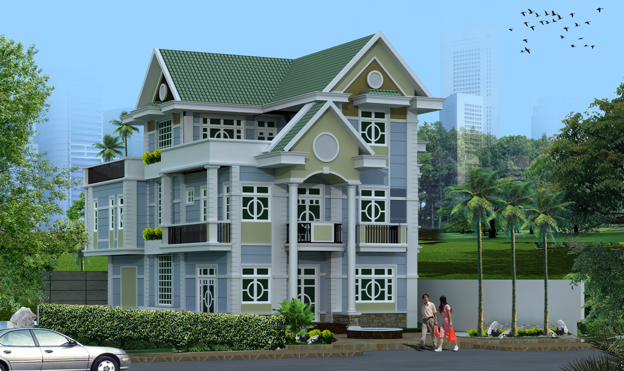 Biệt thự chị Khuyên - Tỉnh Hậu Giang