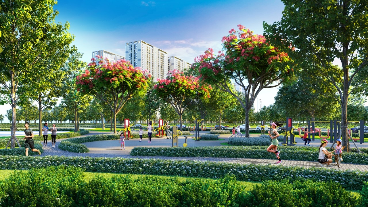 Không gian sống xanh, an lành tại Hinode Royal Park