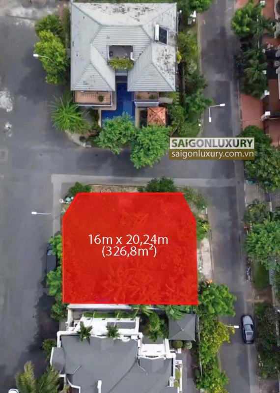 Lô góc 3 mặt tiền Eden Thảo Điền
