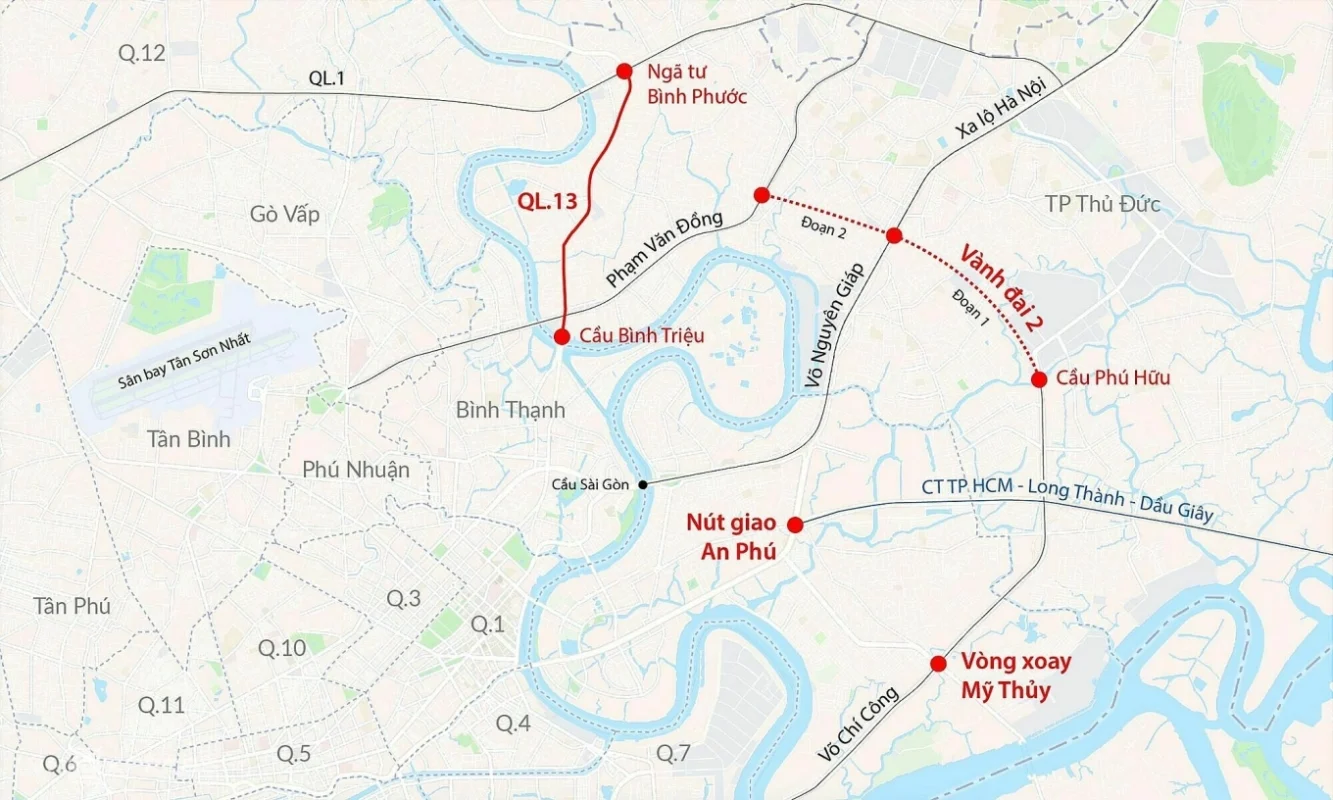 4 dư án nghìn tỷ giải cuucws khu đông