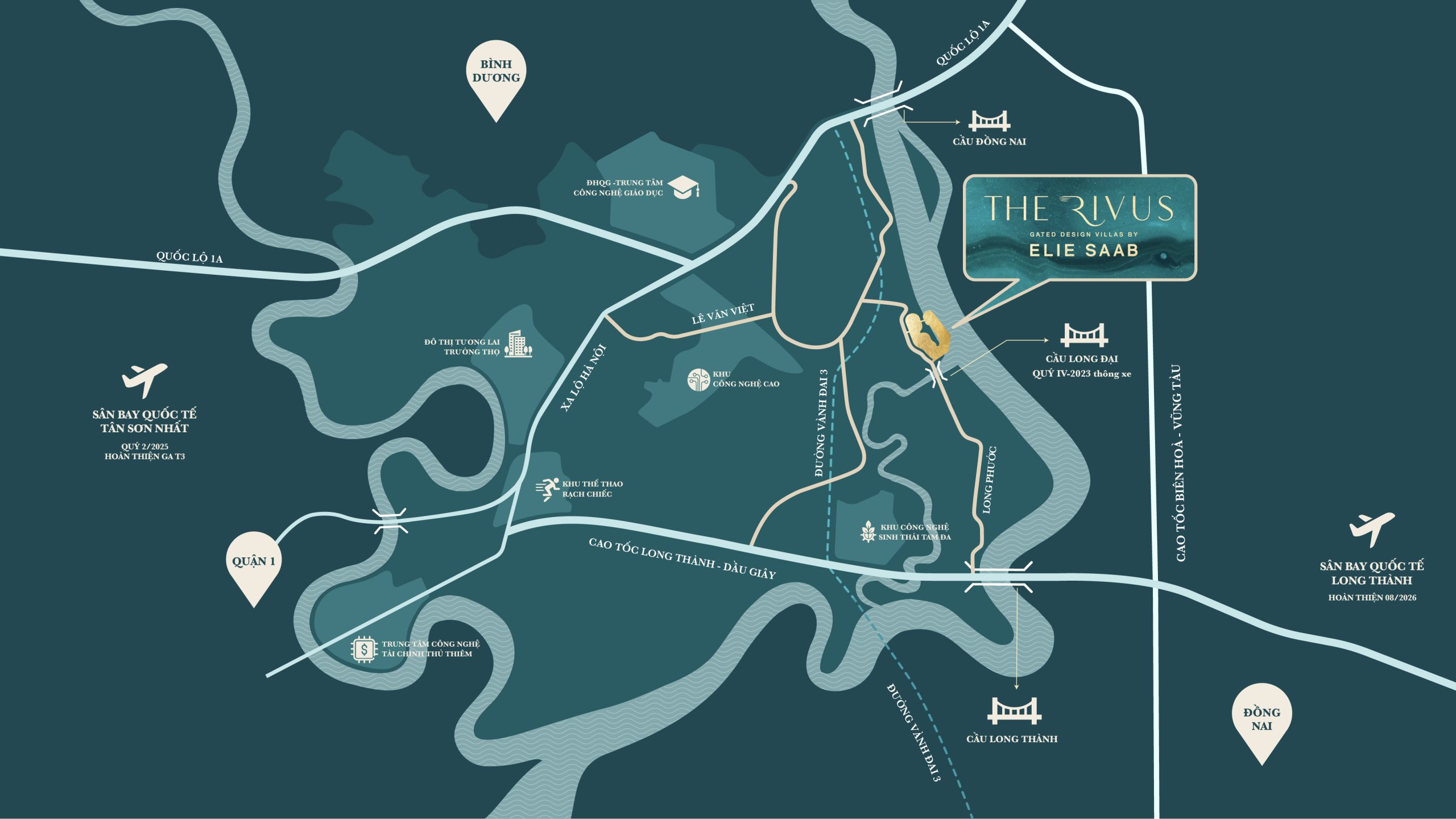 Vị trí The Rivus Quận 9