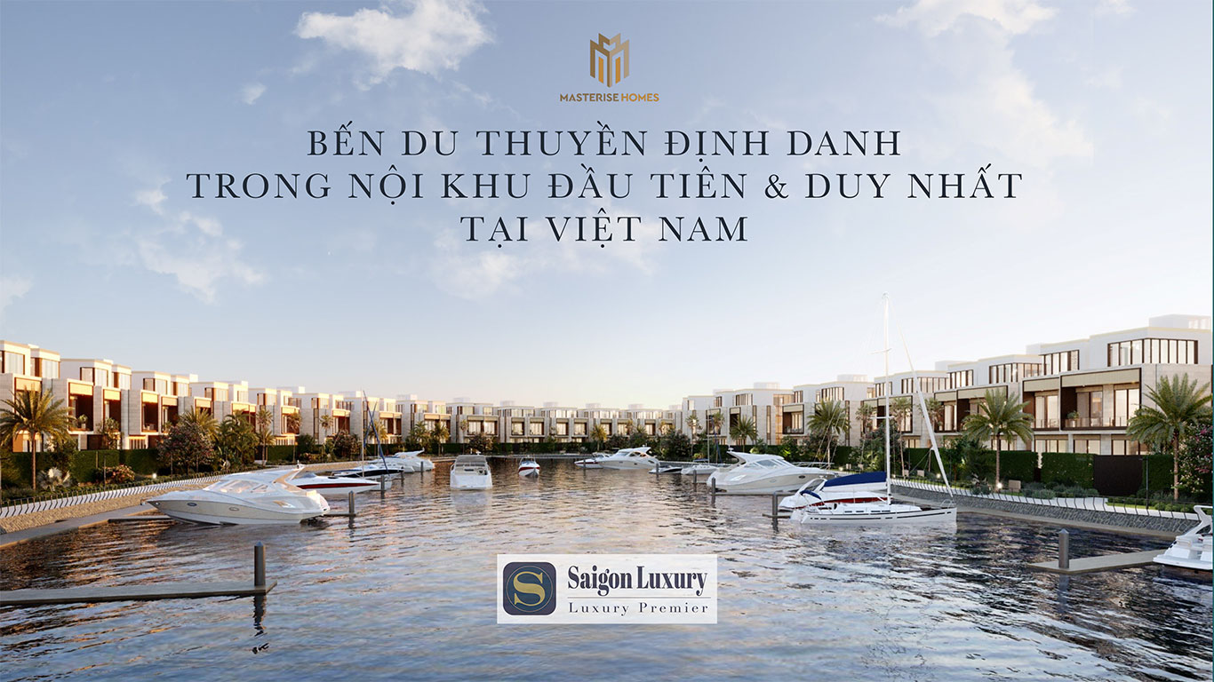 Khu dinh thự với bến du thuyền định danh đầu tiên tại Việt Nam