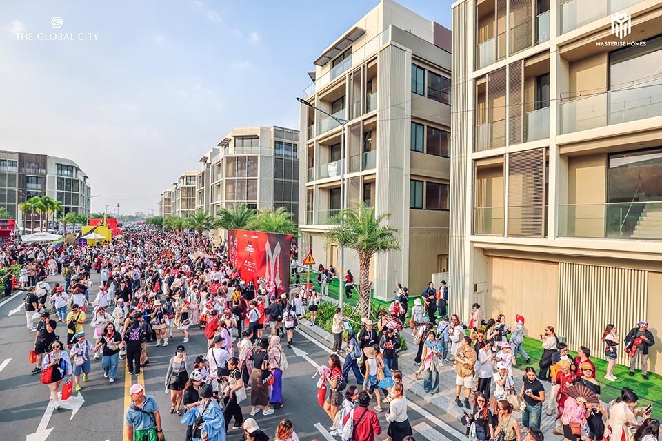 The Global City thu hút gần 200.000 lượt khán giả đến tham gia hai đại nhạc hội quy mô tầm cỡ quốc tế trong tháng 3 vừa qua và tiếp tục là điểm đến của concert Chị Đẹp vào ngày 12/4. The Global City khẳng định vị thế vững chắc Trung tâm mới của TP.HCM, là điểm đến của những sự kiện, lễ hội tầm cỡ quốc tế, mang đến lợi thế kinh doanh, gia tăng giá trị bền vững cho cư dân và nhà đầu tư.