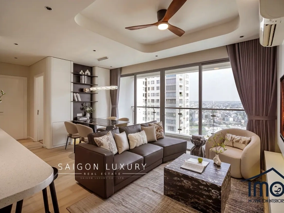 2-Bedroom Apartment with Resort Pool View, Newly Finished Interior at Bahamas Tower, Diamond Island