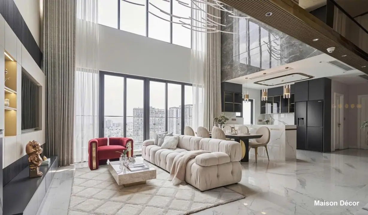 Penthouse-one-verandaar-cho-thue4 Penthouse Duplex One Verandah for Rent | District 2 – Move-in Ready