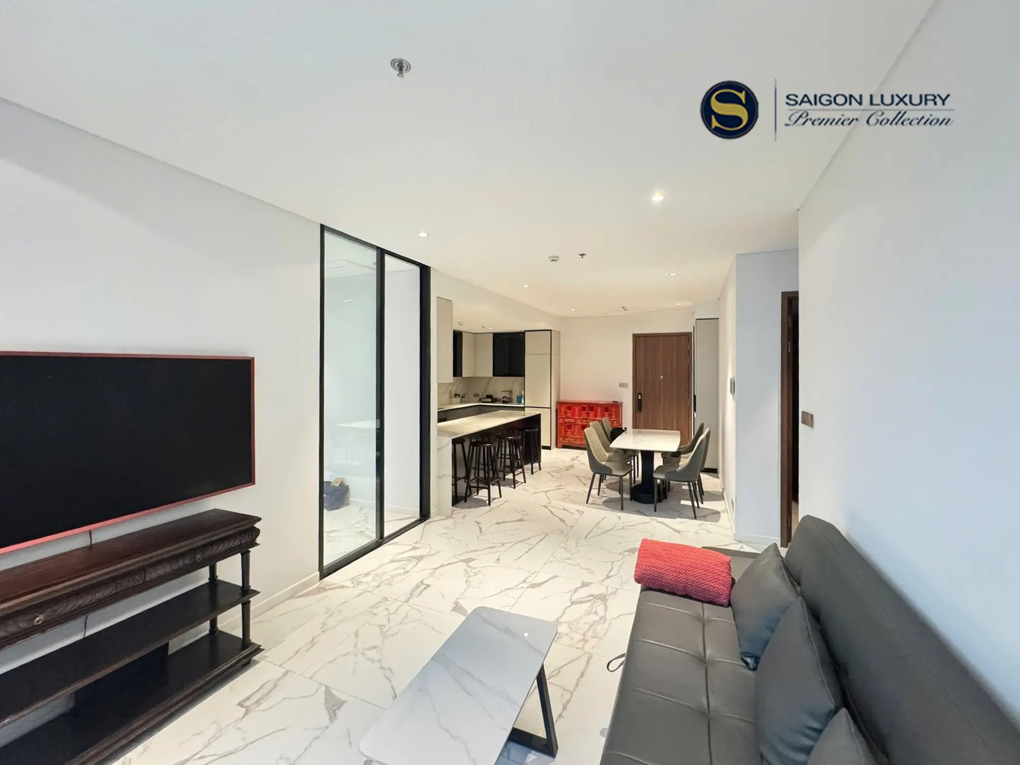 cho-thue-2pn-the-crest-metro3 Cho thuê căn hộ 2PN + 1 phòng đa năng tại The Metropole Thủ Thiêm | 115m² | Full nội thất