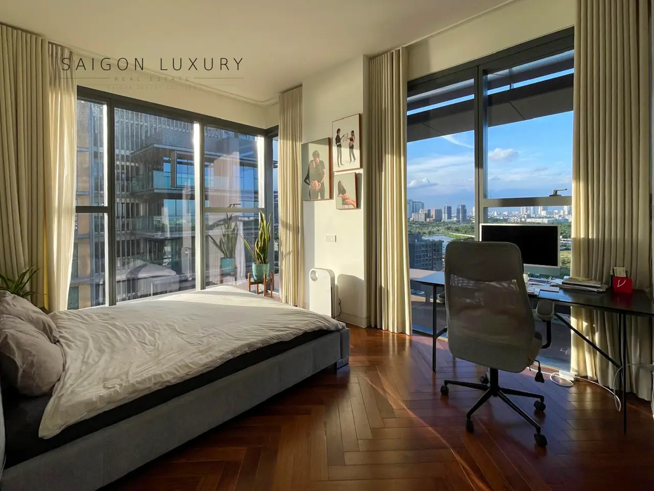 Cove-Residences-T2.14.038 Cho thuê 2PN, Empire City – view trực diện sông Bitexco, CBD, nội thất đẹp