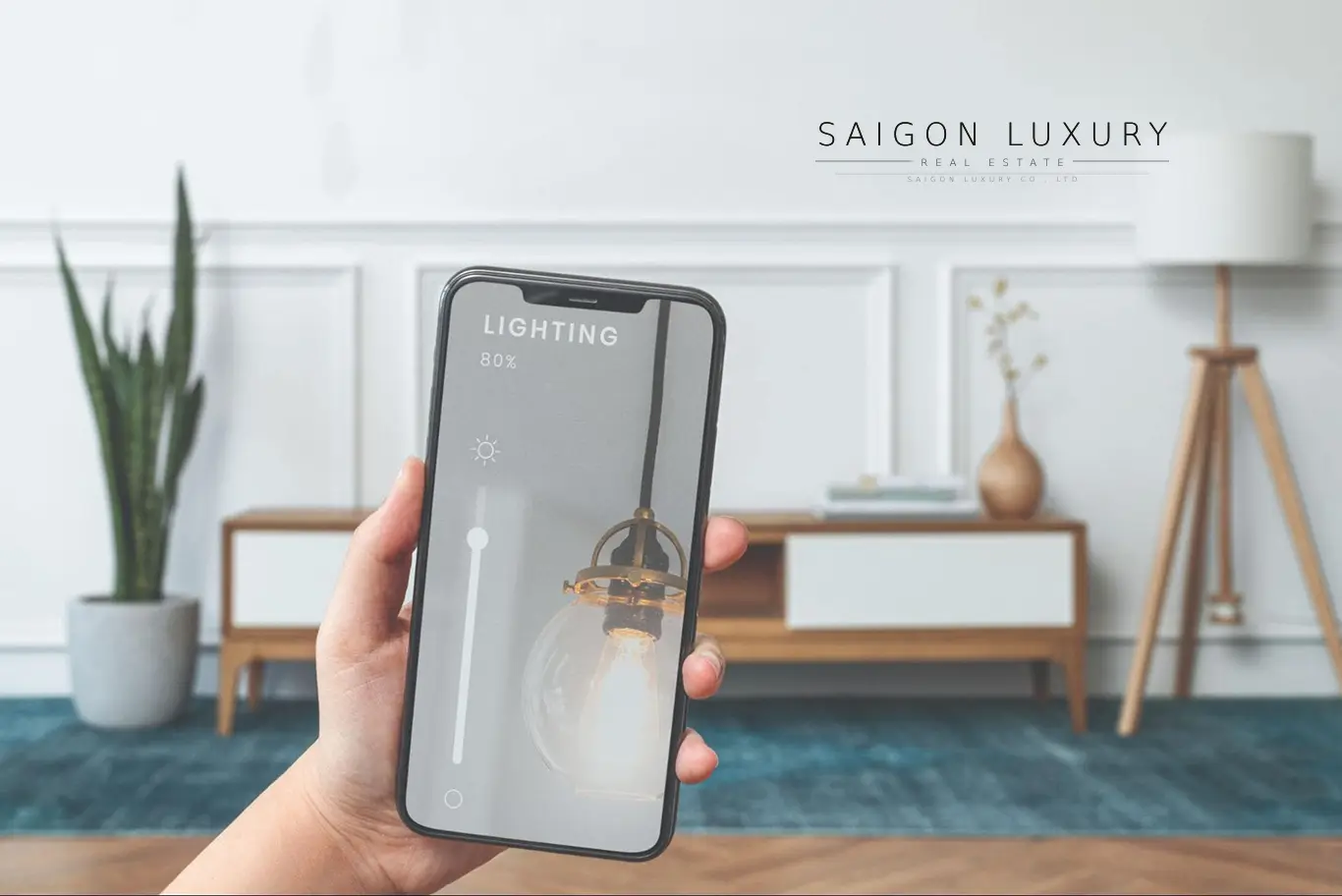 Hệ thống chiếu sáng thông minh điều khiển bằng điện thoại hoặc giọng nói