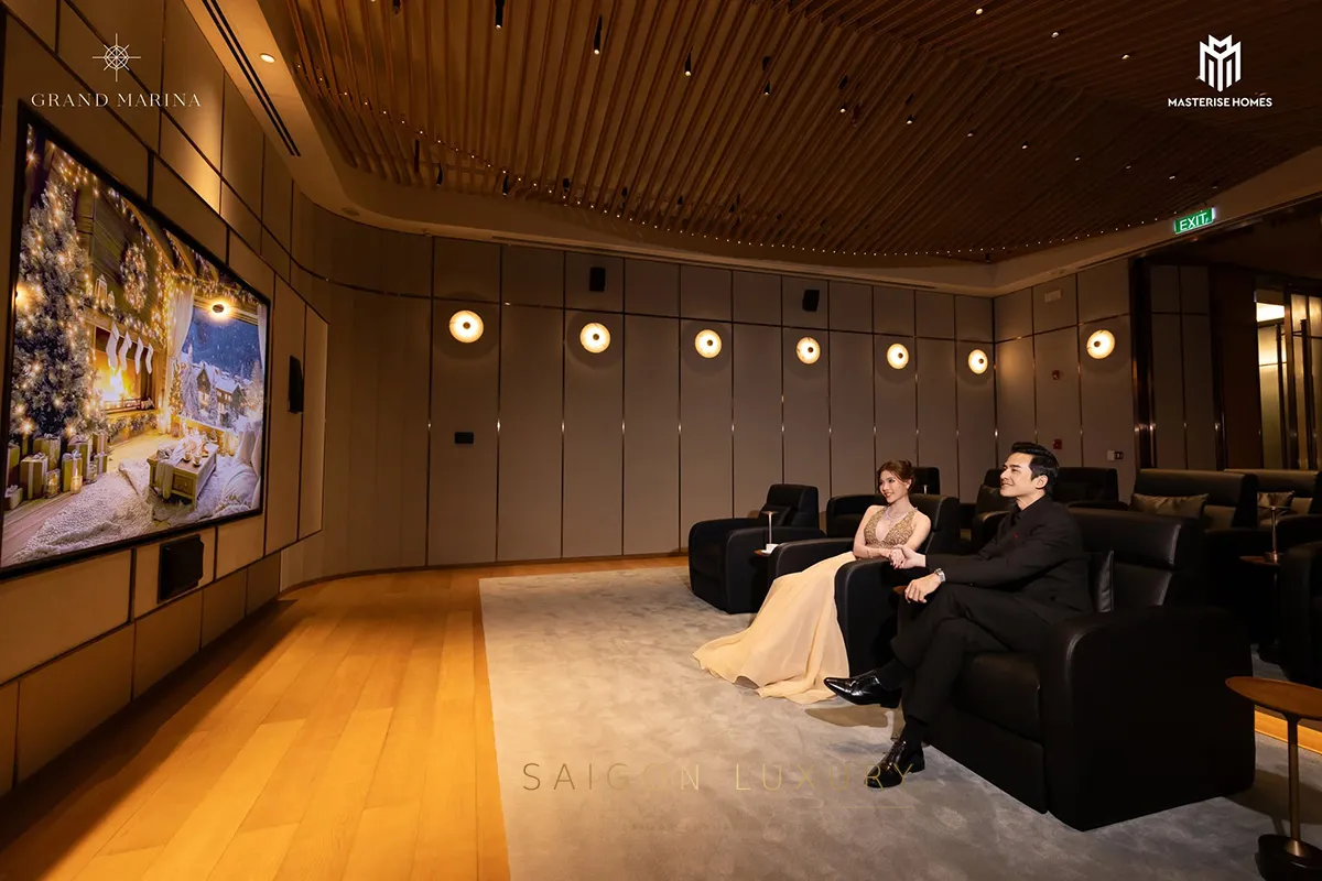Rạp chiếu phim riêng tư tại tòa Sea Grand Marina Saigon