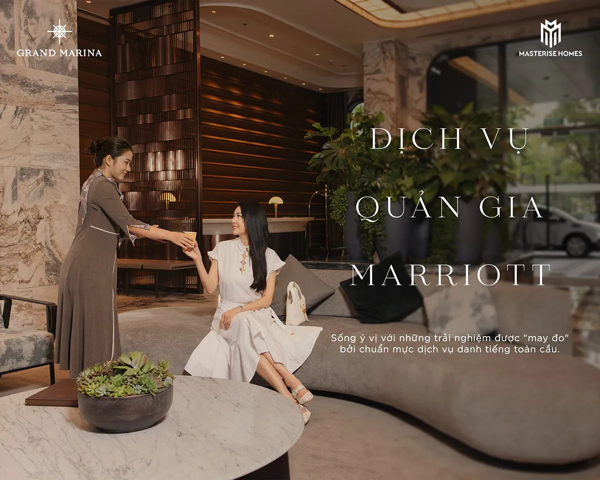 Dịch vụ quản gia JW Marriott tại Grand Marina Saigon